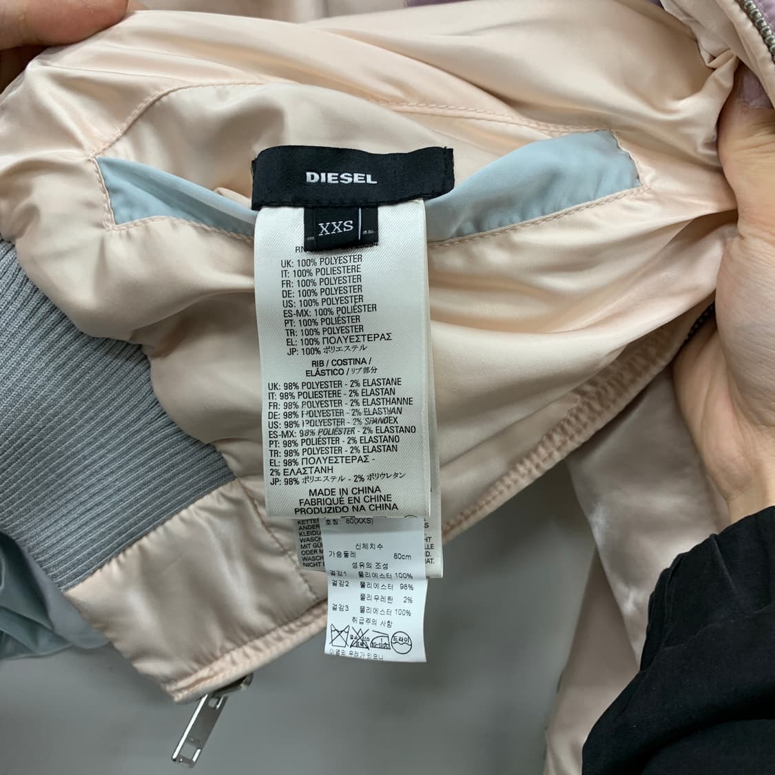 디젤 리버시블 자수워크 파스텔 스카쟌 상품이미지9