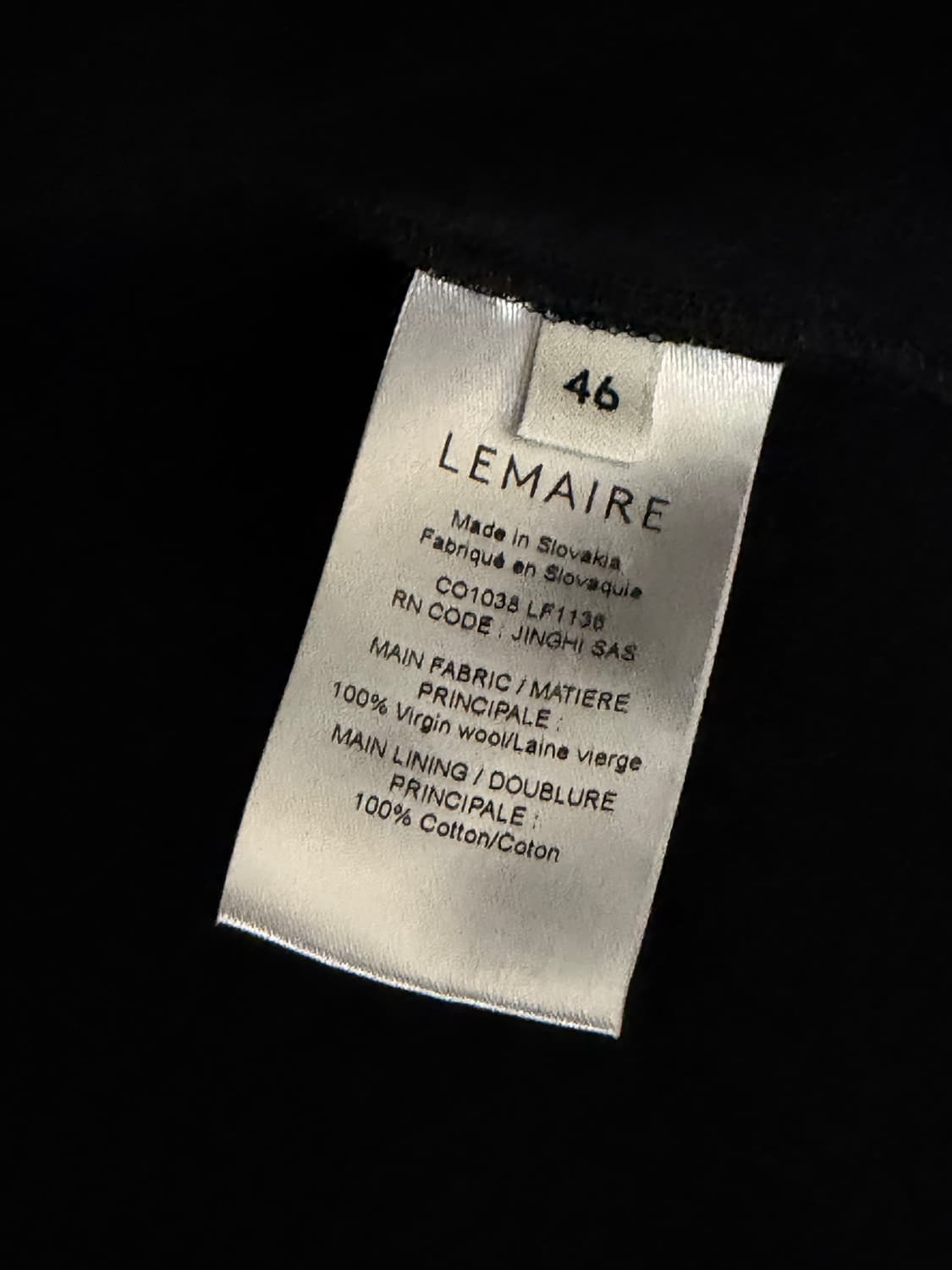 [46] 르메르 버진 울 박시 더플 코트 상품이미지3