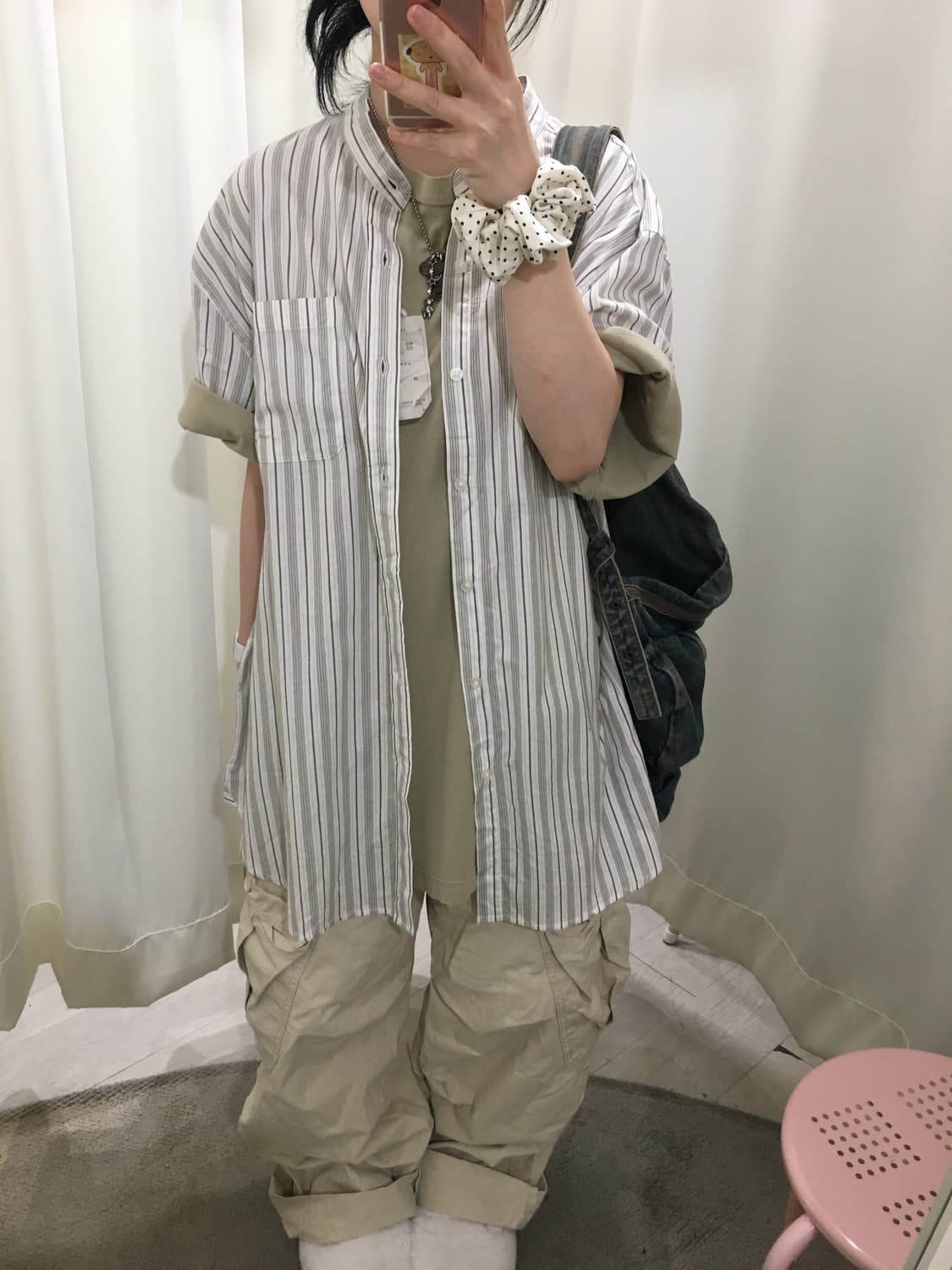 🇺🇸USA vintage Stripe shirt 상품이미지4