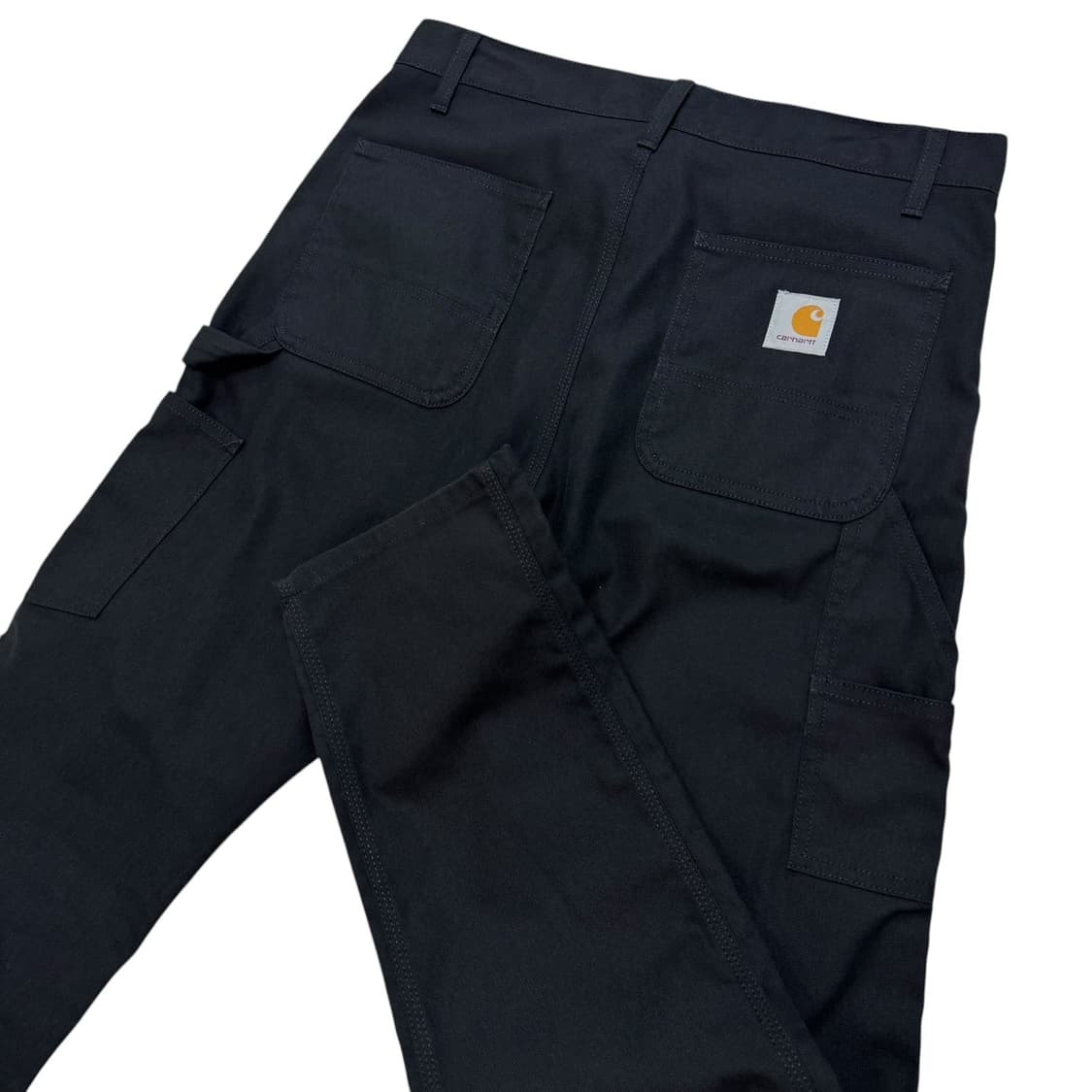 칼하트 WIP 블랙 더블니 워크팬츠 상품이미지1