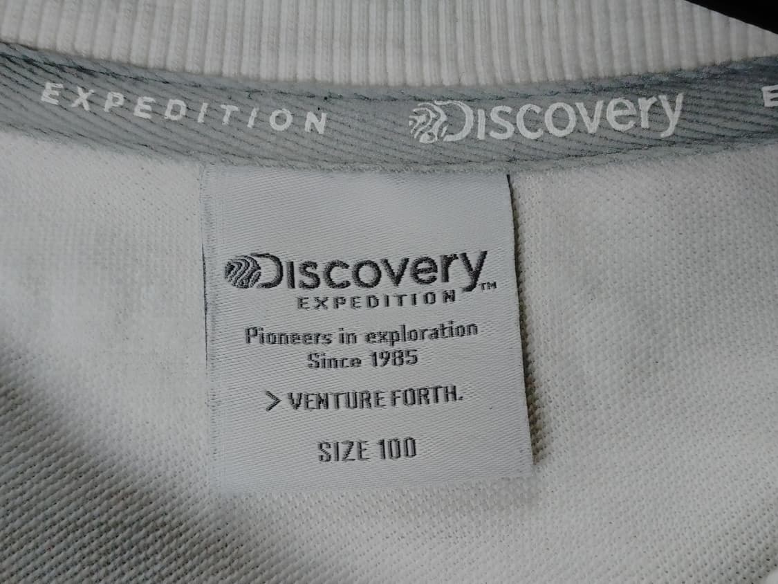 Discovery 디스커버리 화이트 실리콘로고 맨투맨 상품이미지5