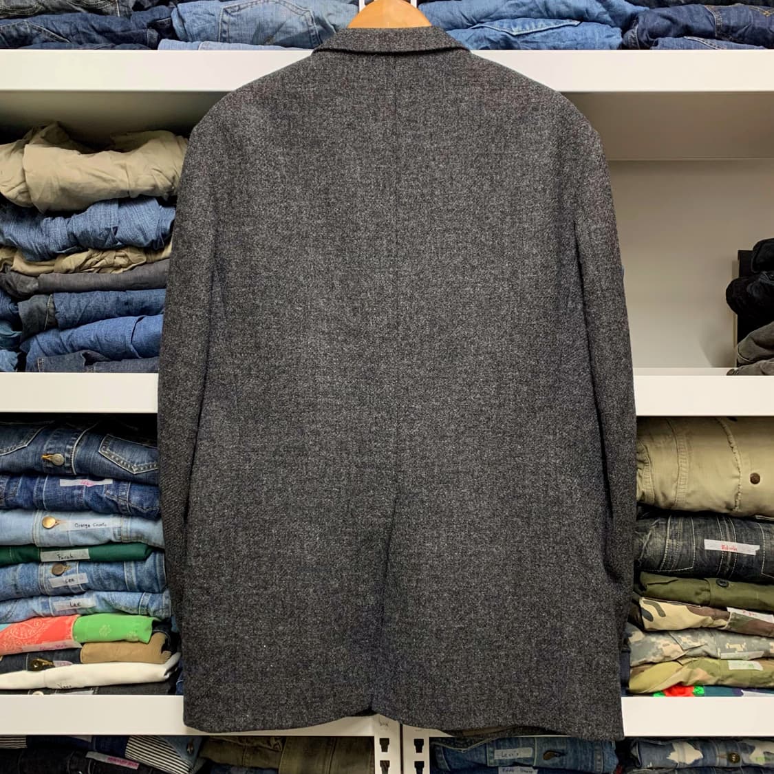 [XL] ODERMARK 해리스 트위드 울 블레이저 재킷 상품이미지3