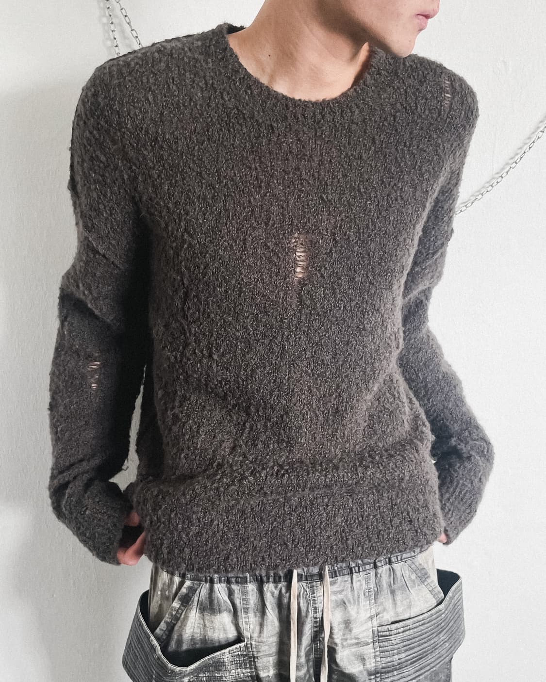 올세인츠 uk 그런지 디스트로이드 니트 상품이미지1