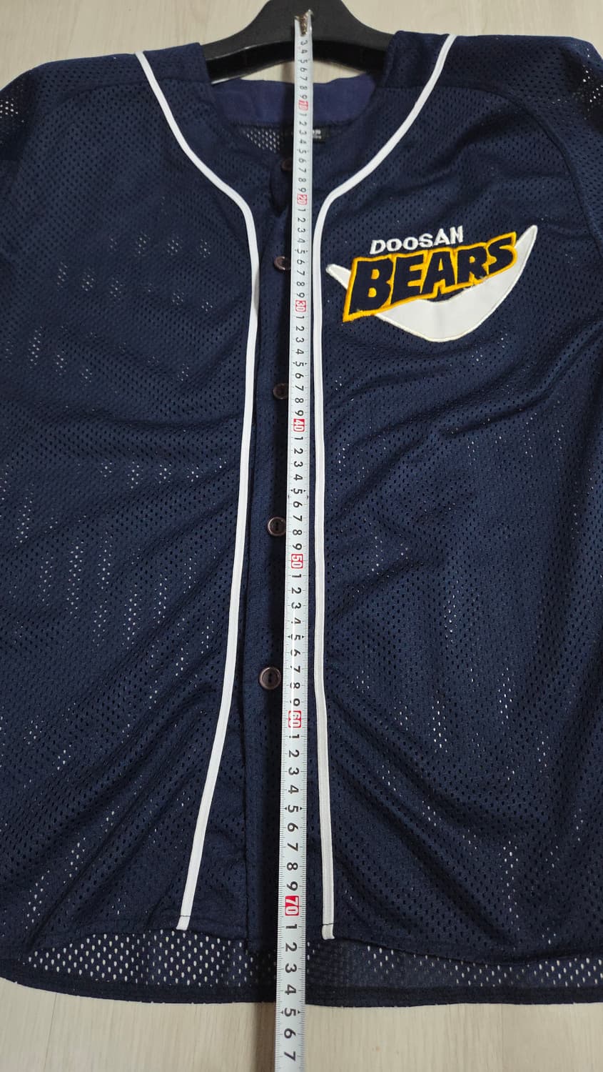 (착샷) 두산베어스 2001 우승패치 유니폼 레트로 져지 상품이미지7