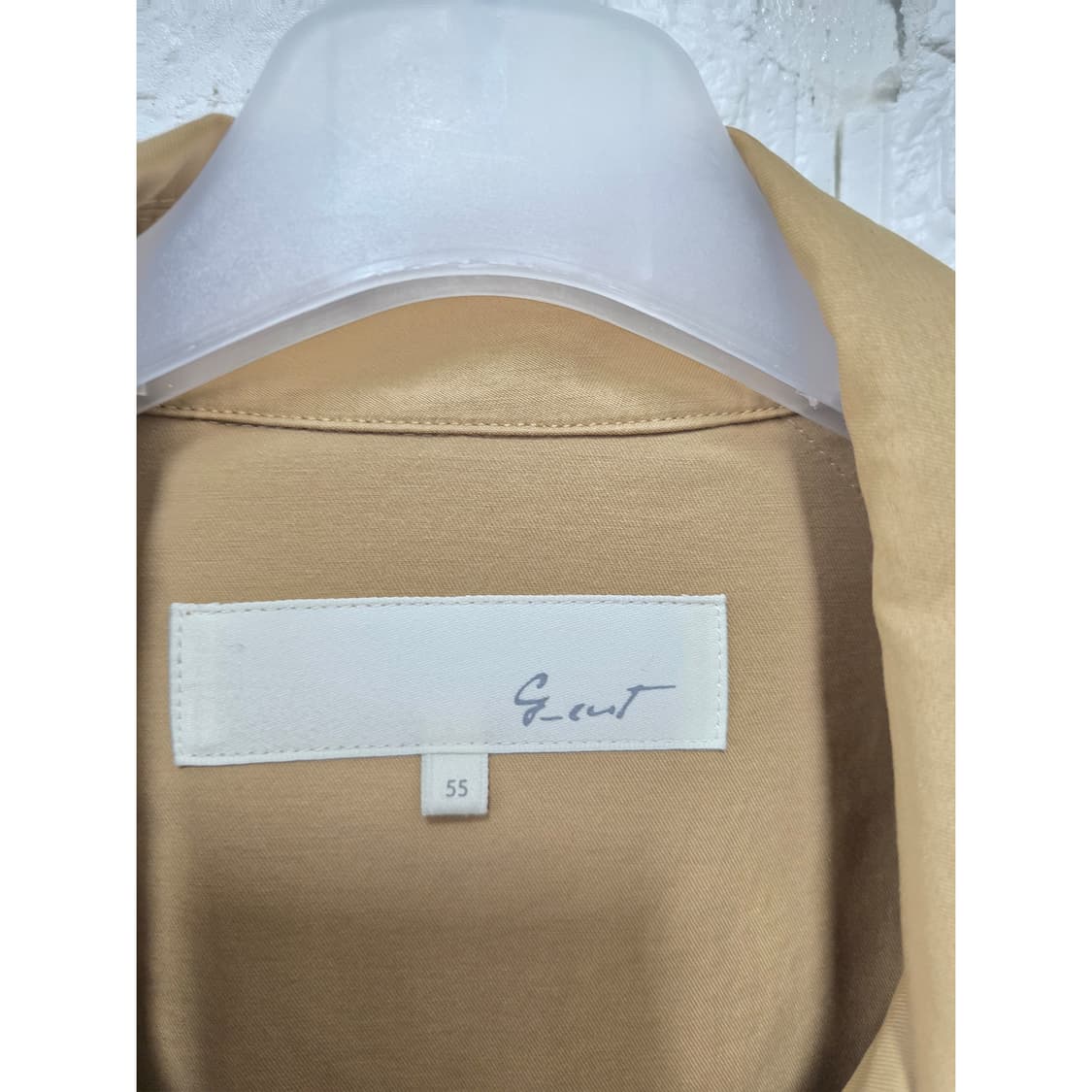 택포// 지컷 G.cut 베이지 트렌치 코트 L eeb 상품이미지2