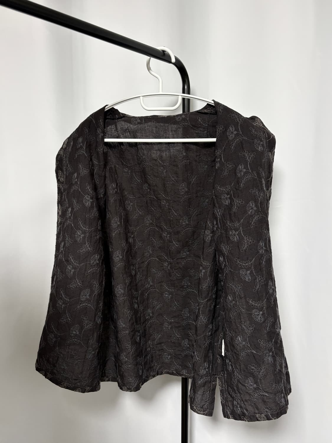 플라워 자수 셔츠 상품이미지8