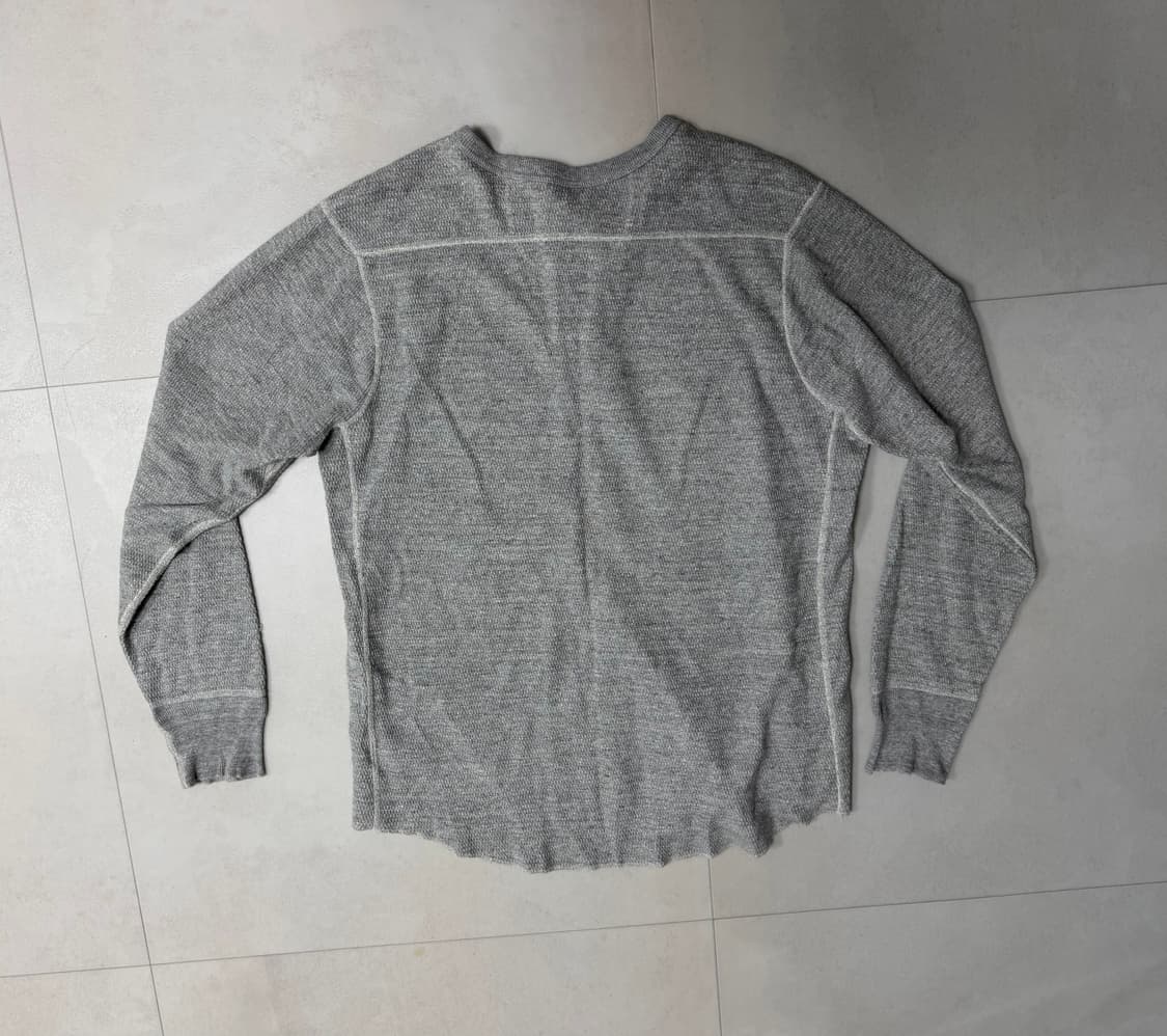 피그벨 헨리넥 긴팔 티셔츠 그레이 3사이즈 상품이미지6