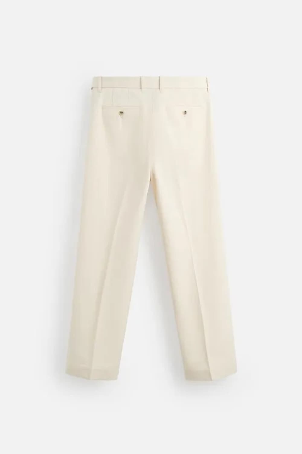 자라 25ss 맨즈 에디션 에크루 면팬츠 상품이미지5