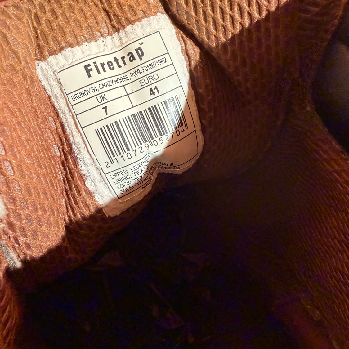 영국 파이어트랩 6인치 목토 부츠 255~260 상품이미지5