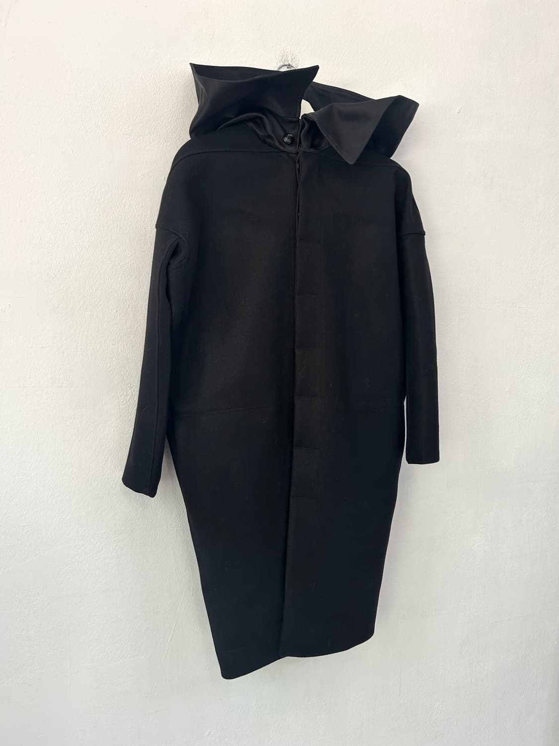 릭오웬스 13FW 런웨이 위자드 후드 코트 상품이미지5