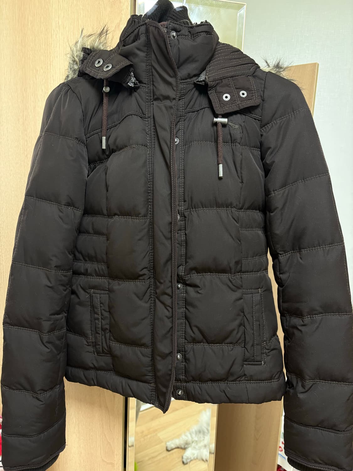 아베크롬비 패딩 브라운 XS 상품이미지1
