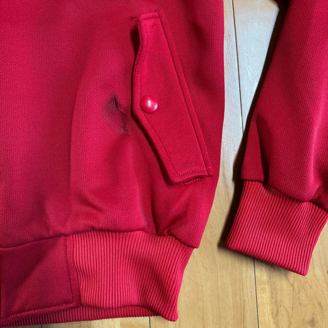 아디다스 빈티지 재팬 저지 레드 상품이미지3