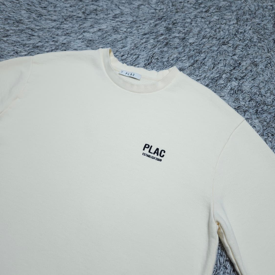 플랙Plac) M 남자 아이보리 맨투맨티셔츠 / 왕눈이샵 상품이미지4