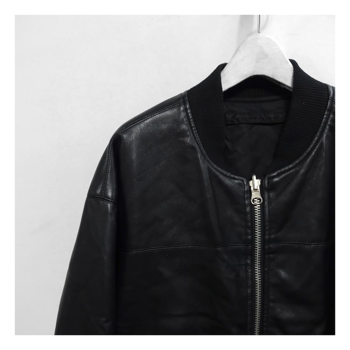 REVERSIBLE LEATHER MA-1 리버시블 레더 항공 점퍼 상품이미지4