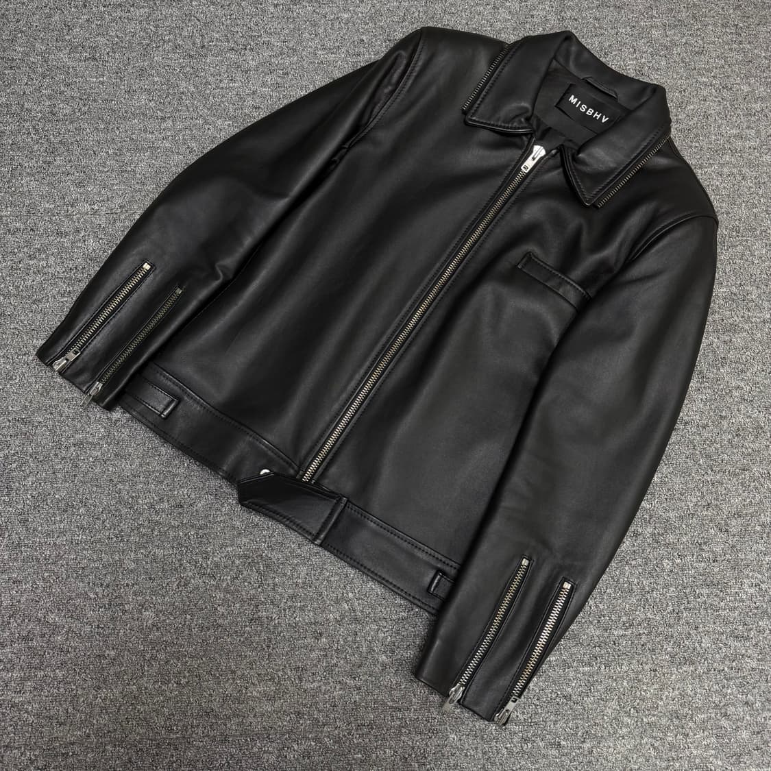 Sonic you 스터드 레더 자켓 미스비헤이브 상품이미지4