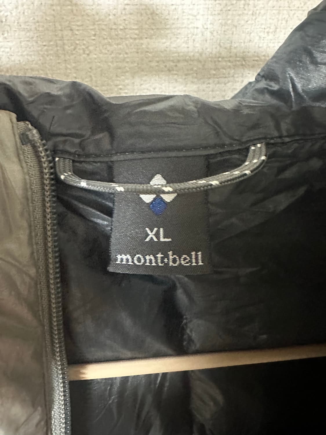 (XL)몽벨 슈페리어 일본 빈티지 다운 패딩 실버 상품이미지6