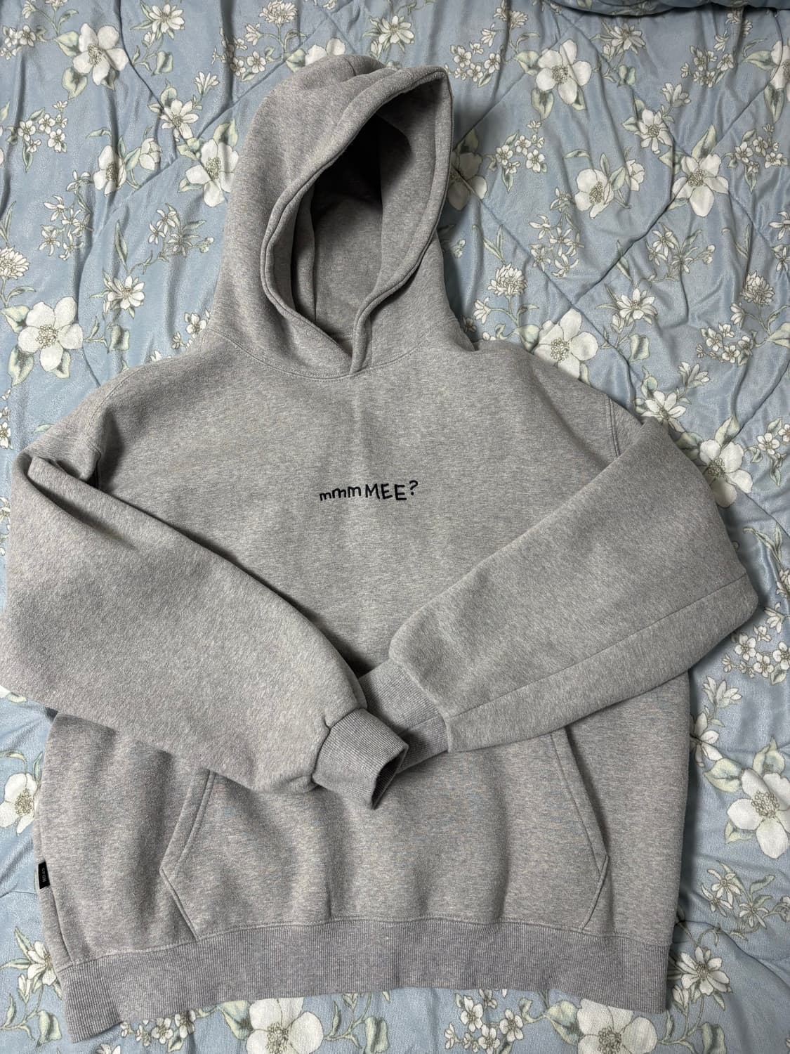 회색 후드티 상품이미지1