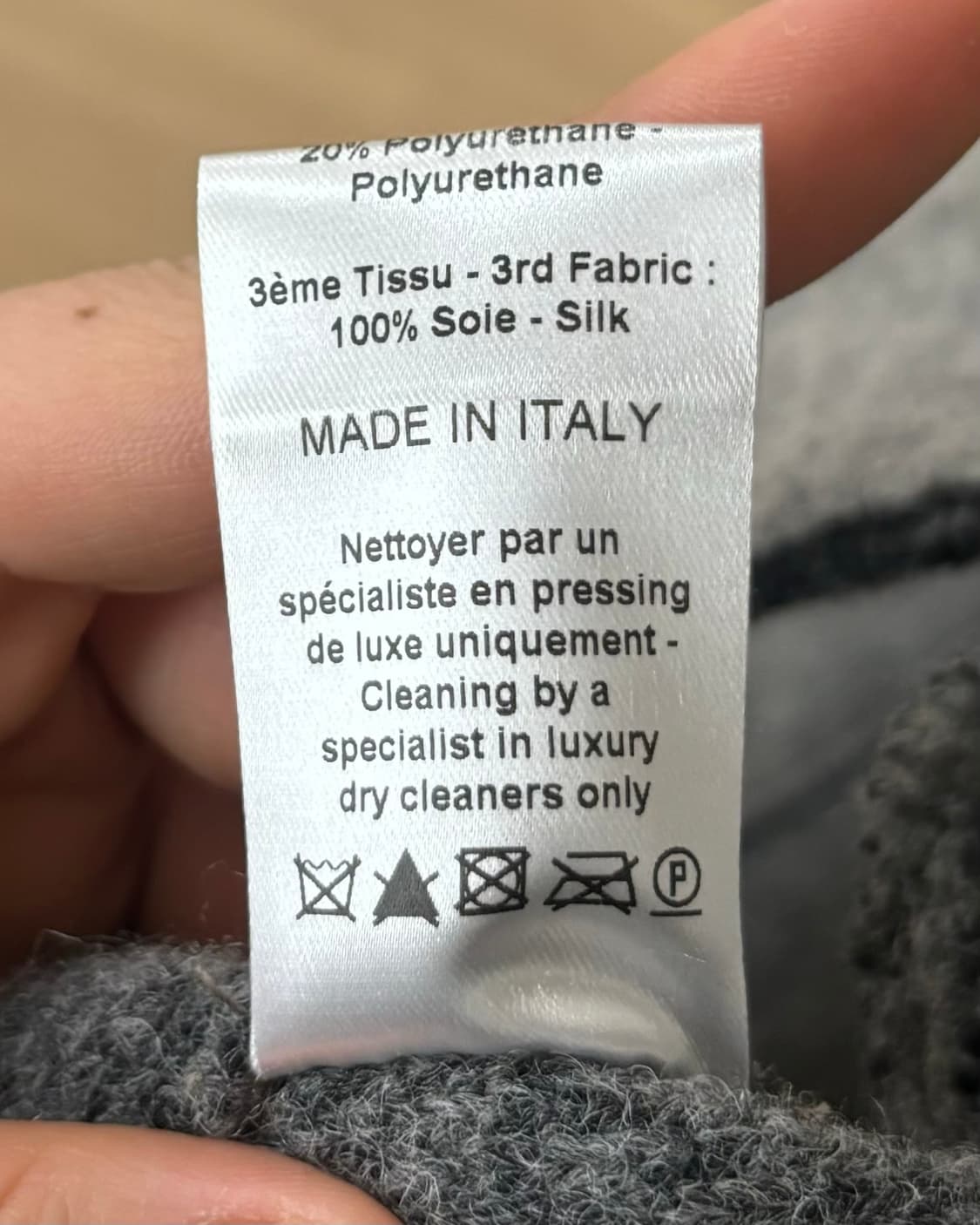 랑방 그레이 커스프 트리밍 울 코트 자켓 상품이미지8