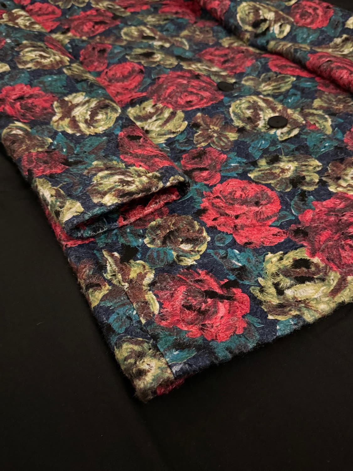 빈티지 플라워 아네틱 울 맥 코트 상품이미지3