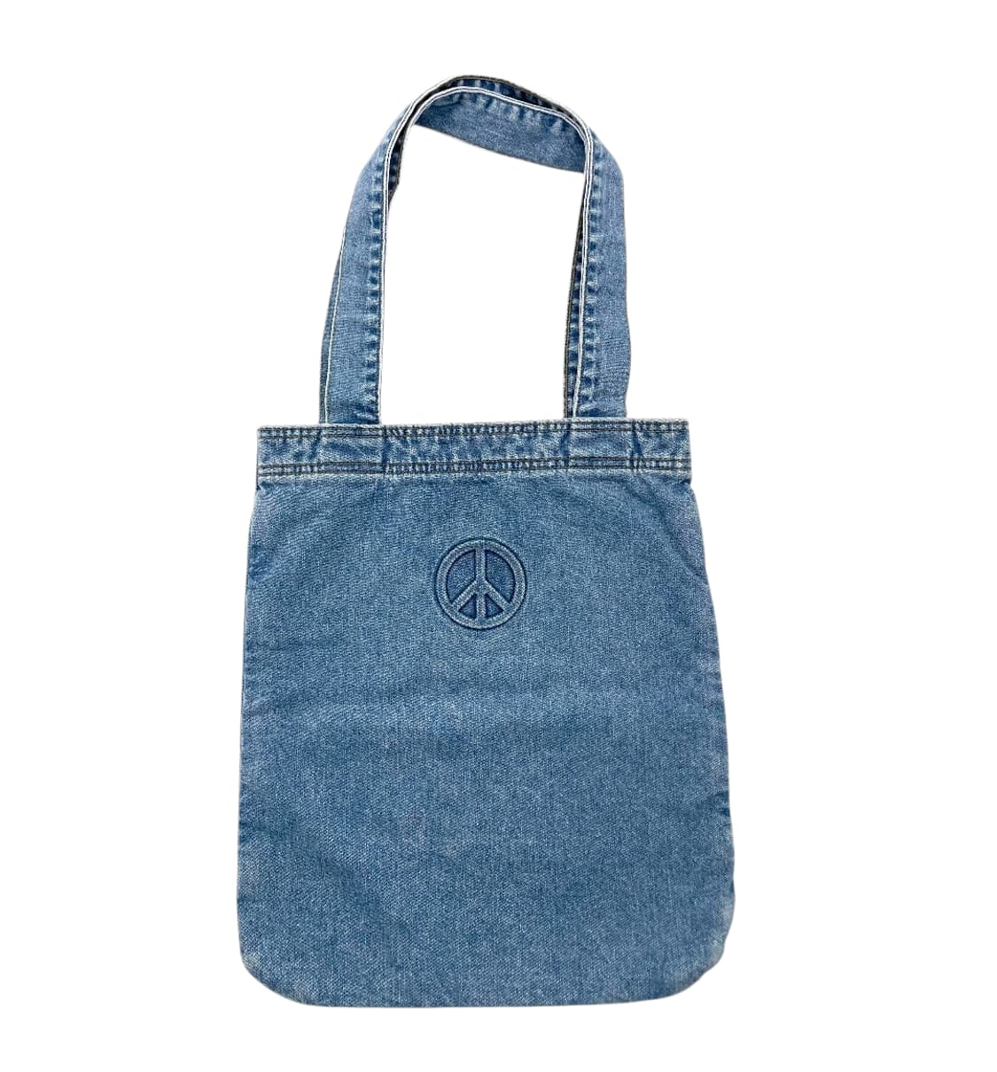 캐피탈 12oz 데님 빈티지가공 피스 토트백 상품이미지2