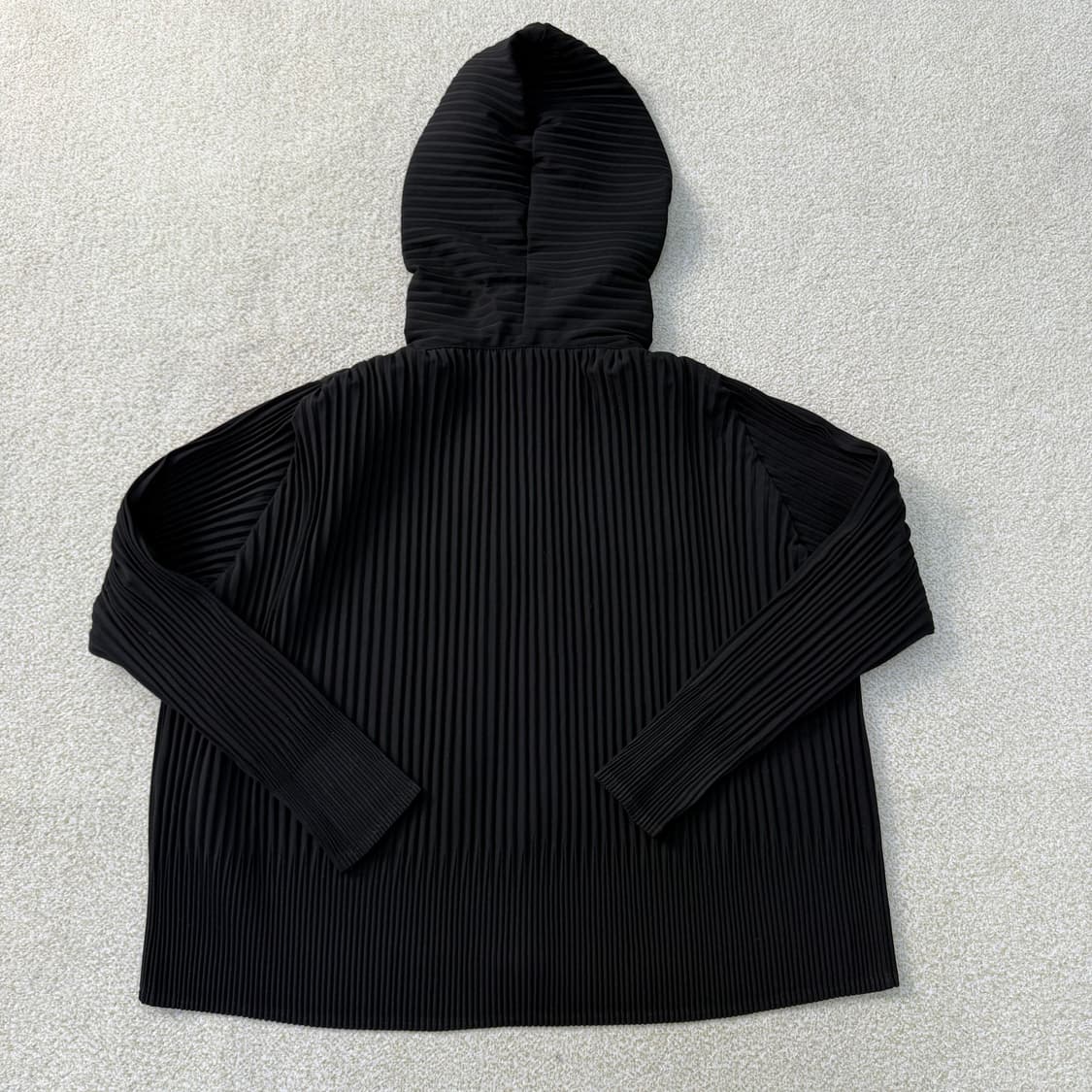 [F] 라플리 여성 플리세 블랙 후드집업 1230T1 상품이미지2