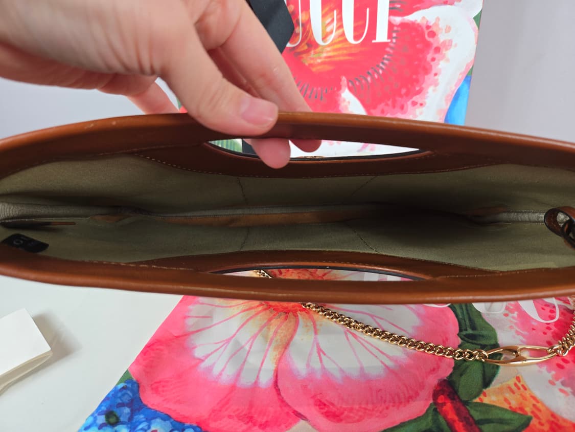 구찌 오디피아 웹 빈티지 캔버스 라지 클러치 숄더백 가방 정품 풀박스 상품이미지9