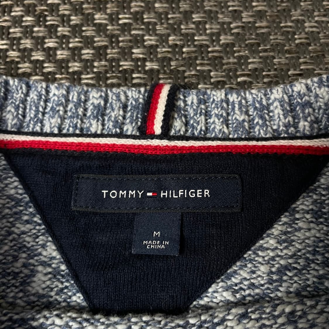 타미힐피거 블루 보카시 니트 스웨터 M 상품이미지4