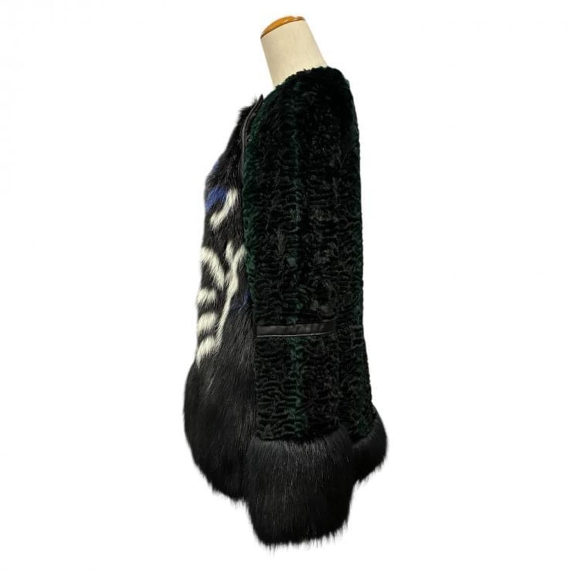 Armani Jeans 벨로어 트림 퍼 자켓 상품이미지2