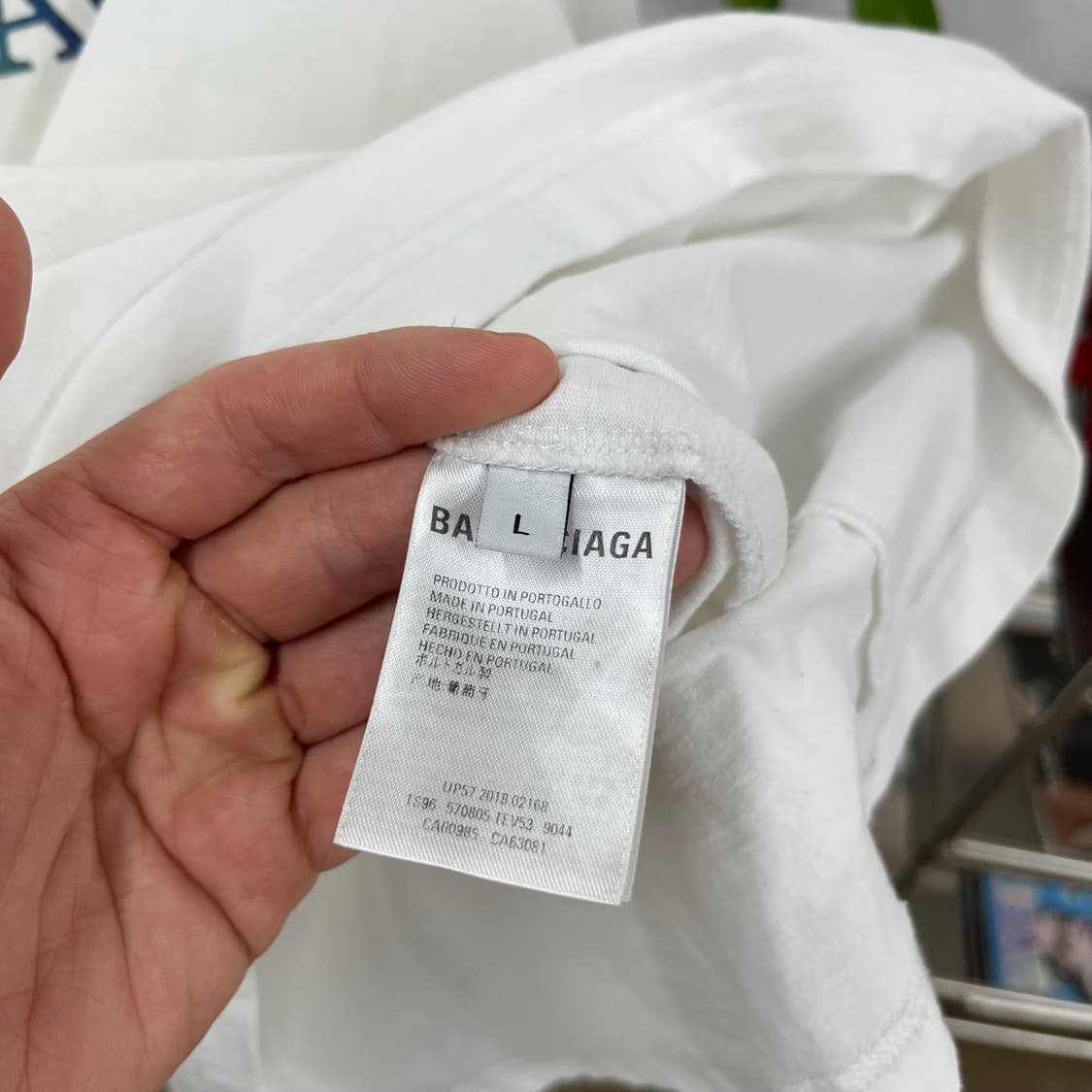 발렌시아가 월계수 반팔티셔츠 L 상품이미지6