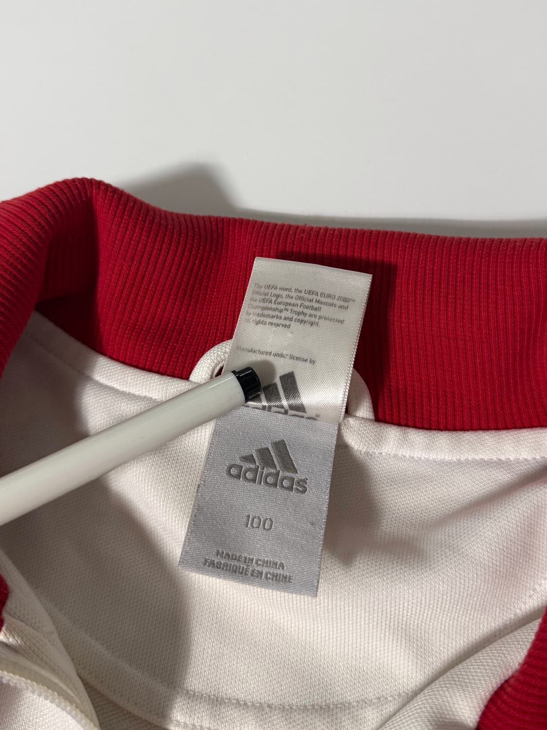 아디다스 루즈핏 코르도바 유로2008 흰 빨 트랙 져지 상품이미지6