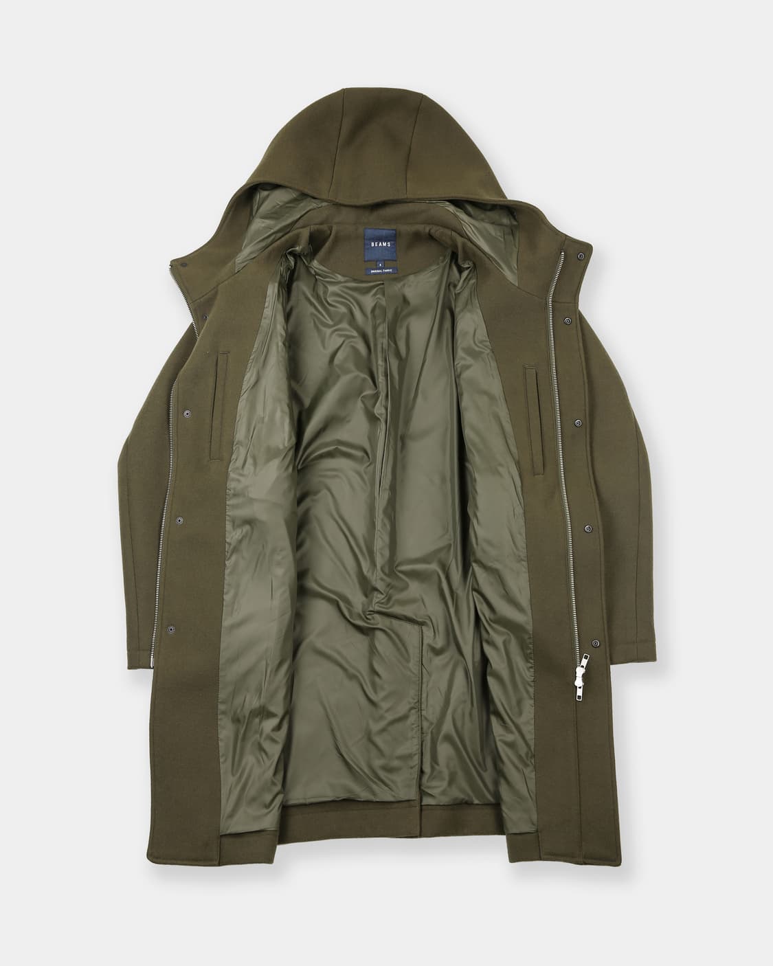 BEAMS 2WAY ZIP Hooded Coat 상품이미지2