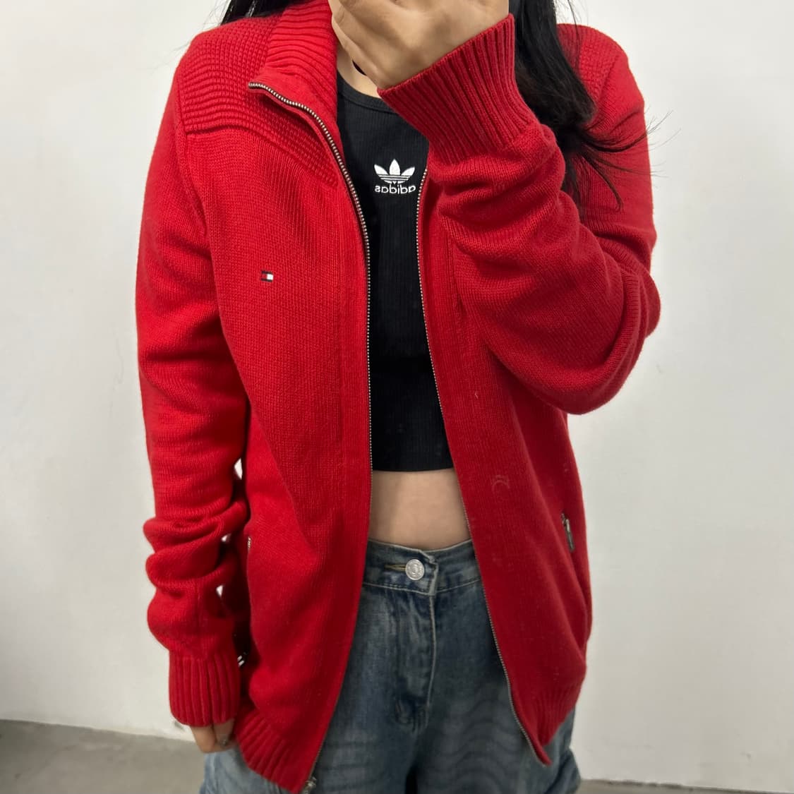 타미힐피거 투웨이 니트 집업[1748] 상품이미지3