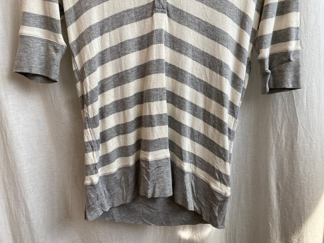 UNIQLO 스트라이프 후드 반팔탑(L) 상품이미지6
