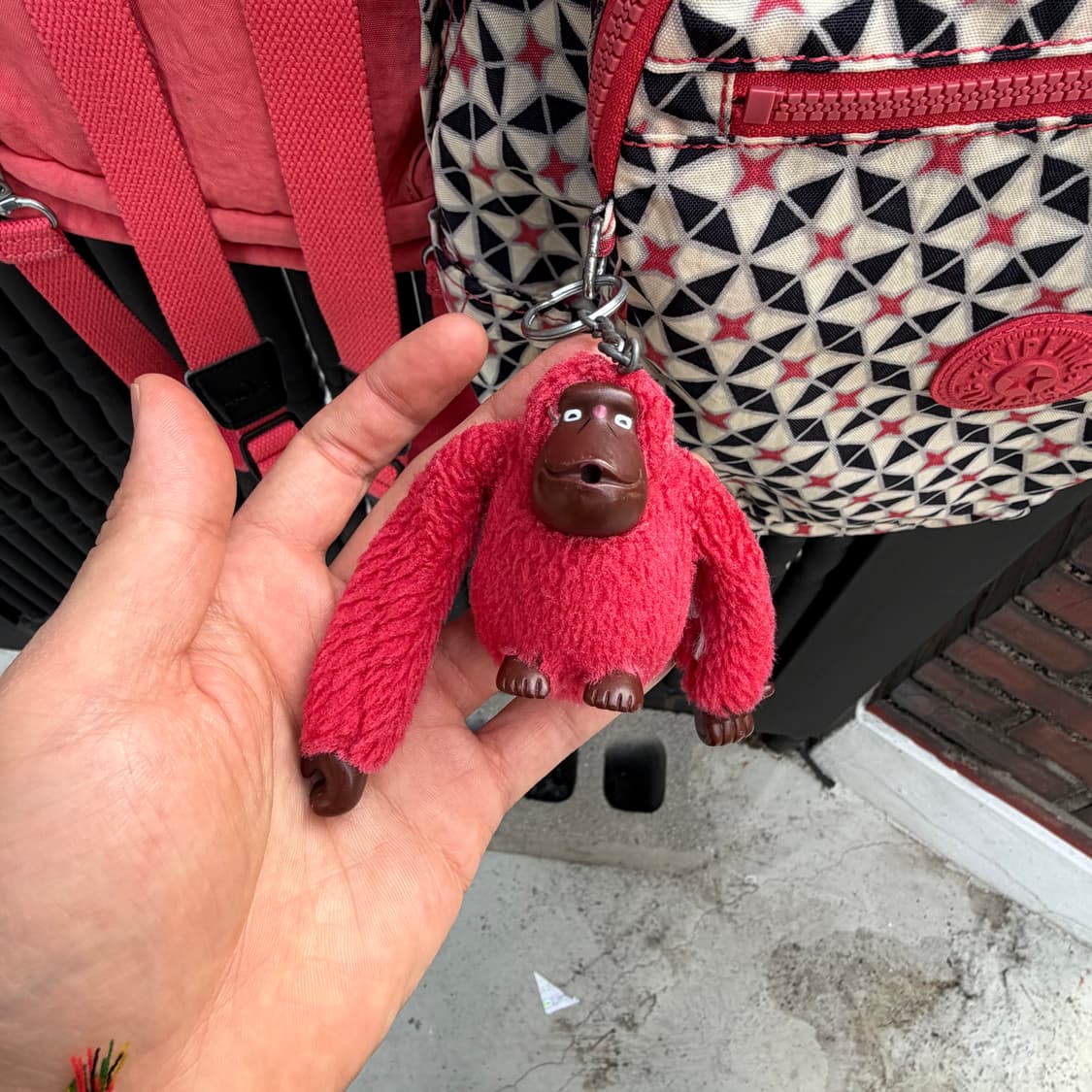 키플링 별 패턴 스타 지오 백팩 가방 상품이미지4