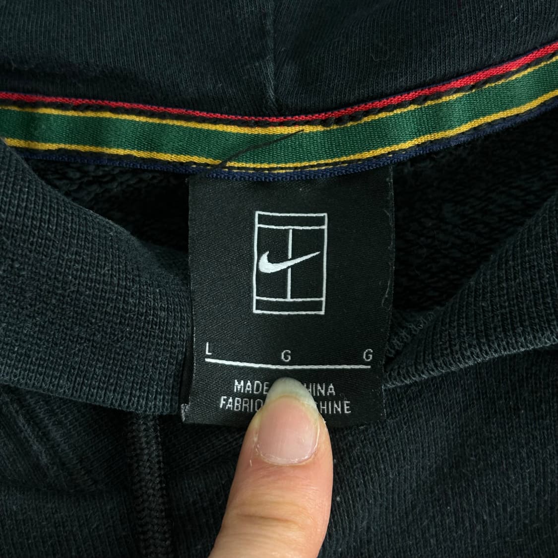 Nike 나이키 스몰로고 다크 네이비 후드티 상품이미지5