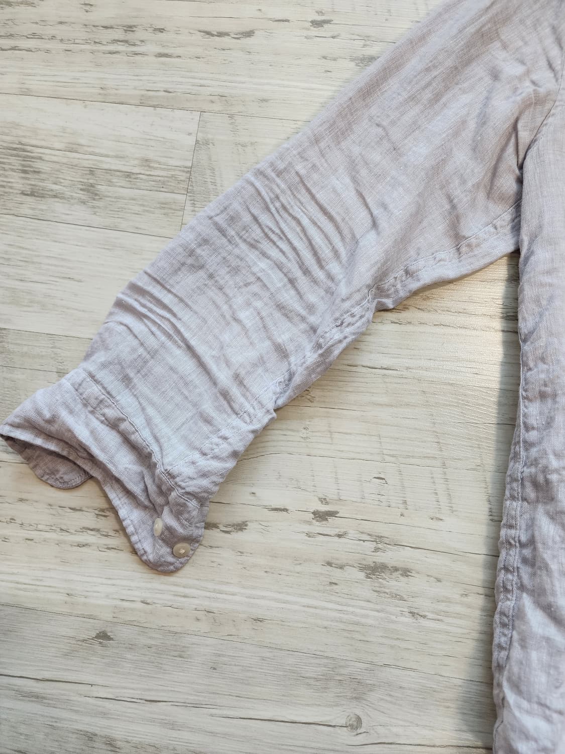 UNIQLO 유니클로 마100% 남방 팜. L(100~103) 린넨 셔츠 상품이미지3