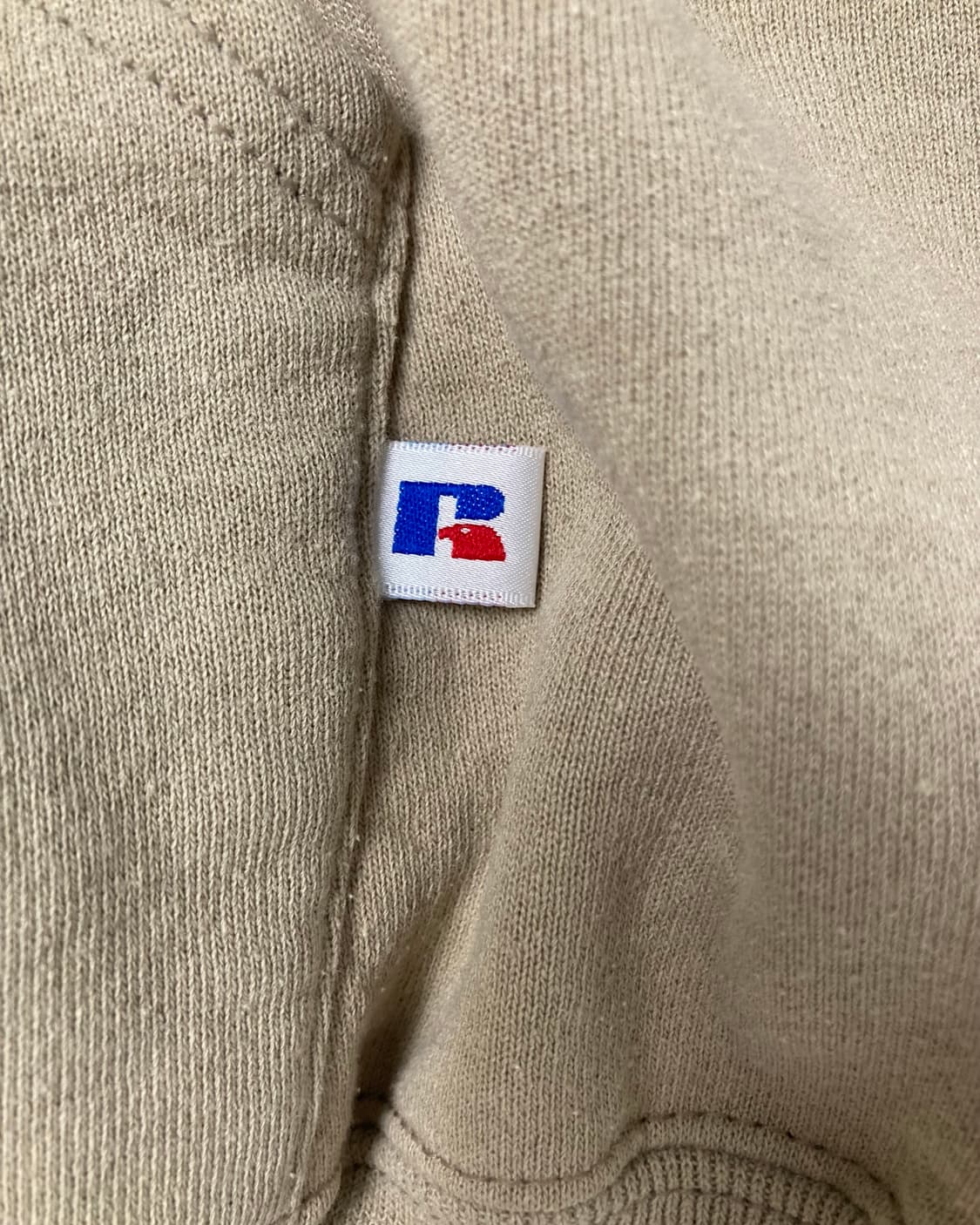 90s Russell Zip Up Hoodie (beige) 상품이미지5