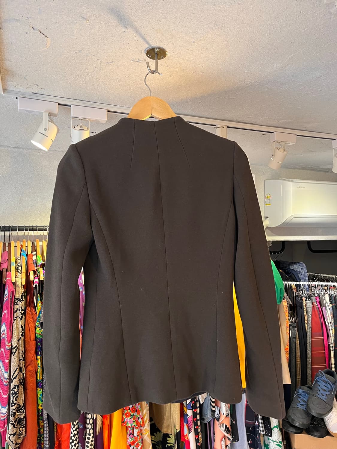 타임 노카라 슬림핏 자켓 상품이미지3