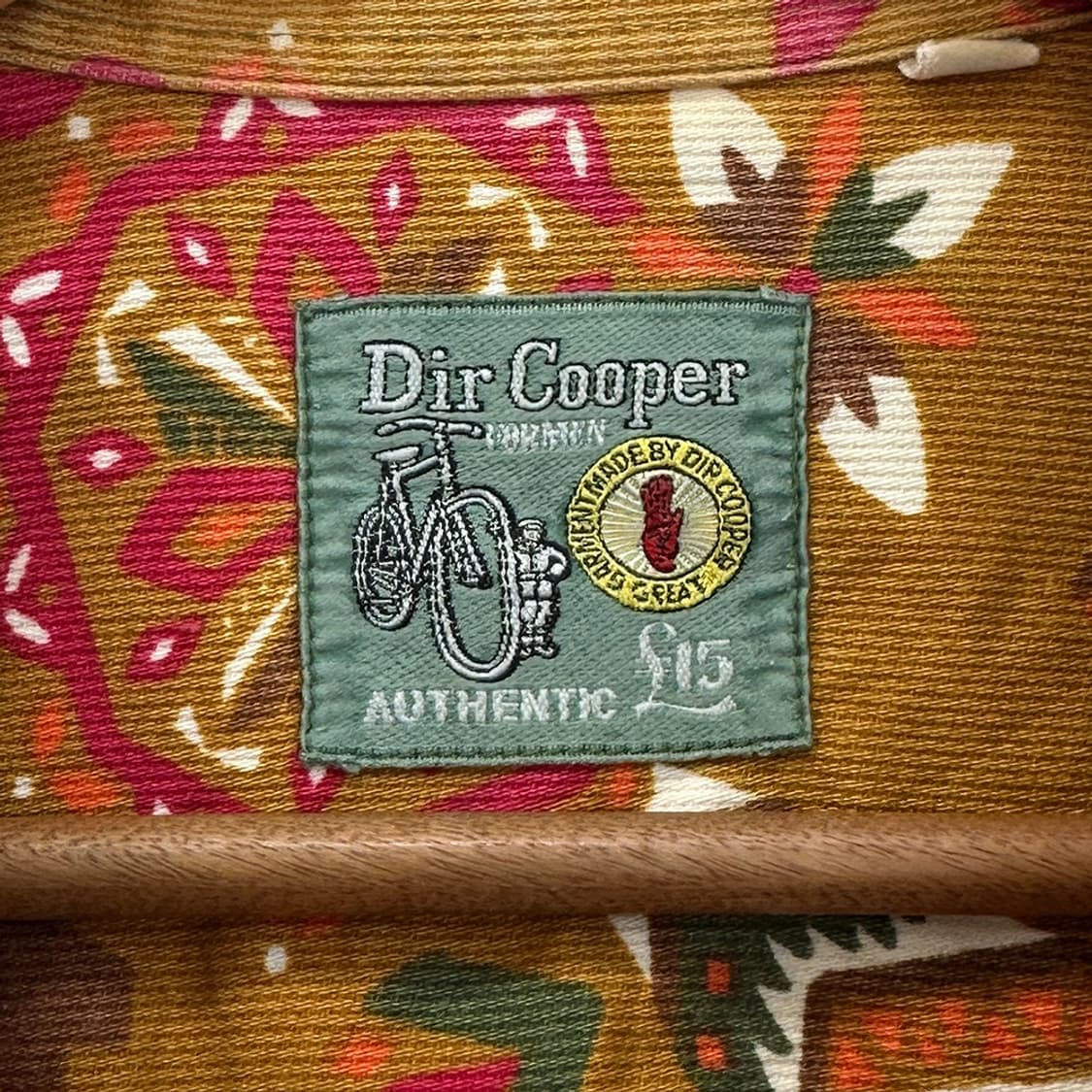 Dir Cooper 코튼 코듀로이 패턴 셔츠 남방 빈티지 상품이미지5