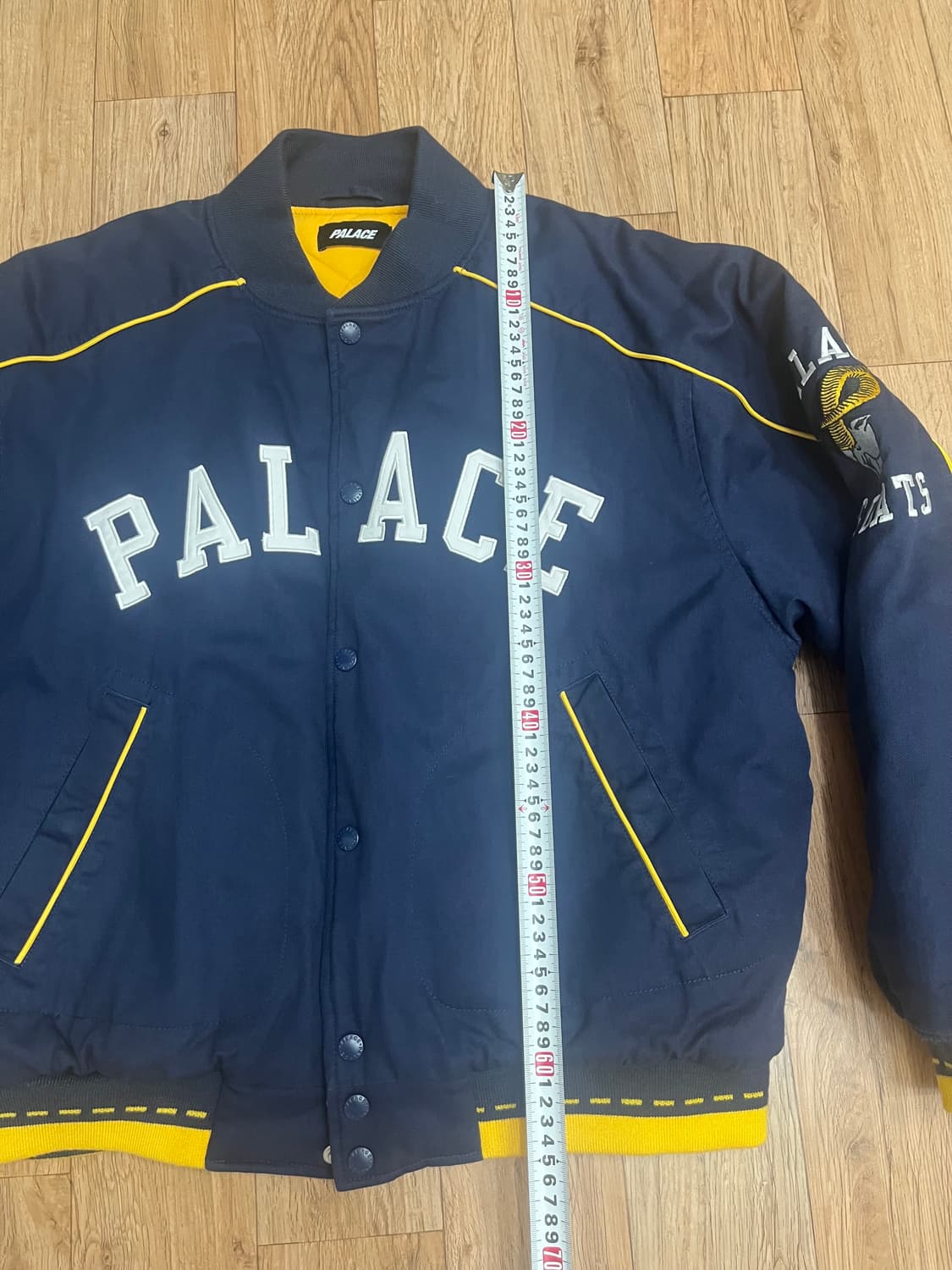 ( M ) 팔라스 고트 바시티 자켓 네이비 컨디션 최상 상품이미지1