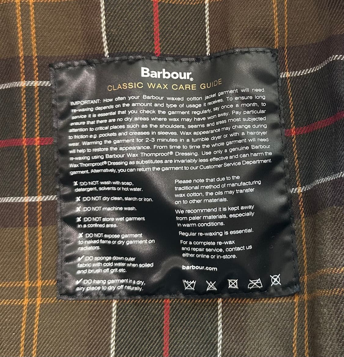 바버x메종키츠네 뷰포트 왁스 자켓 상품이미지5