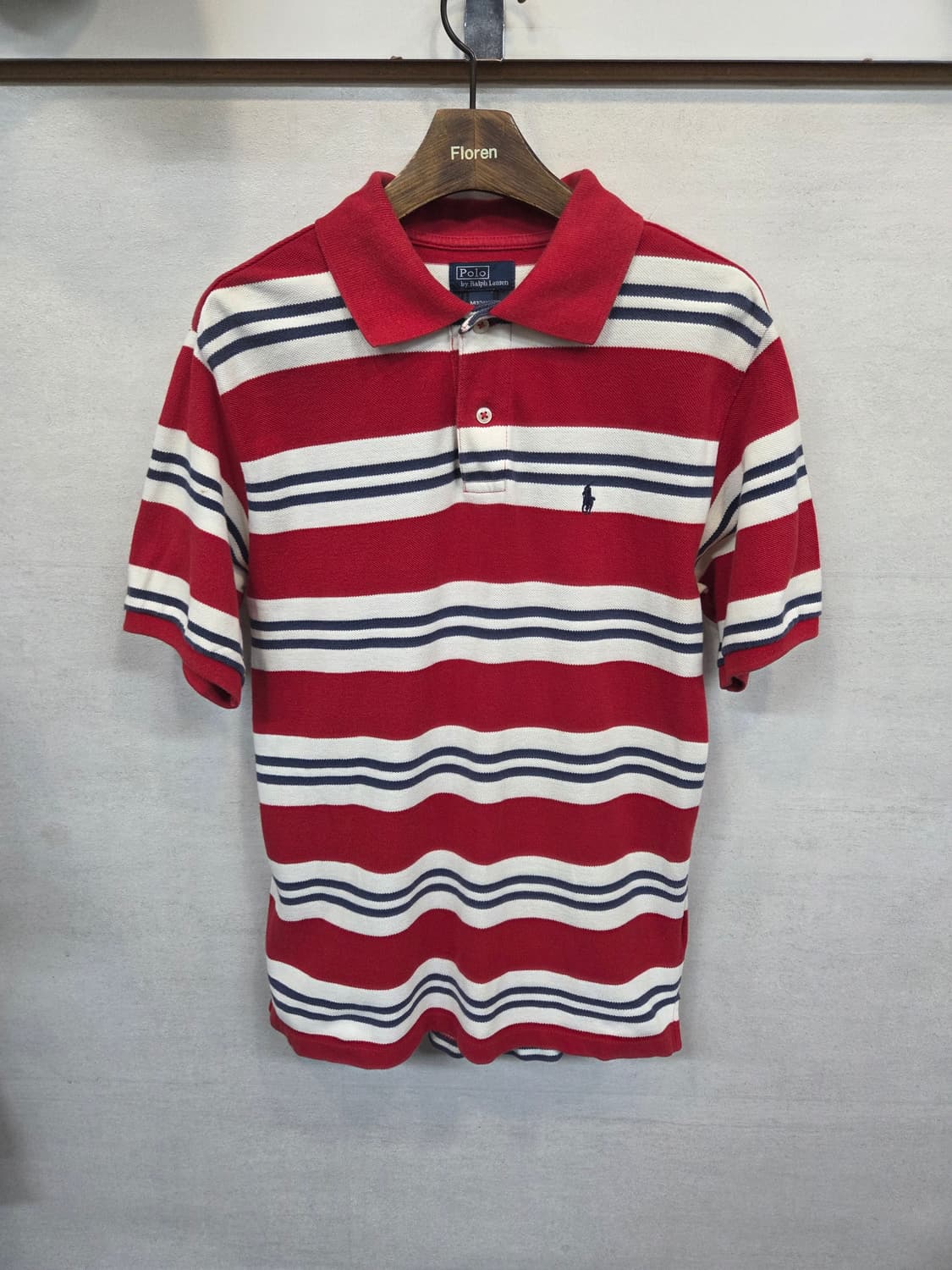 폴로랄프로렌 키즈 주니어 스트라이프 카라반팔 12 14 성인 xs 상품이미지1