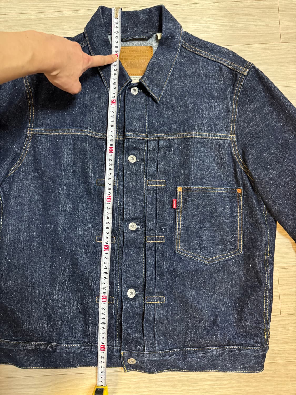 리바이스 셀비지 청자켓 팝니다!(A3174-0002) L사이즈 상품이미지2