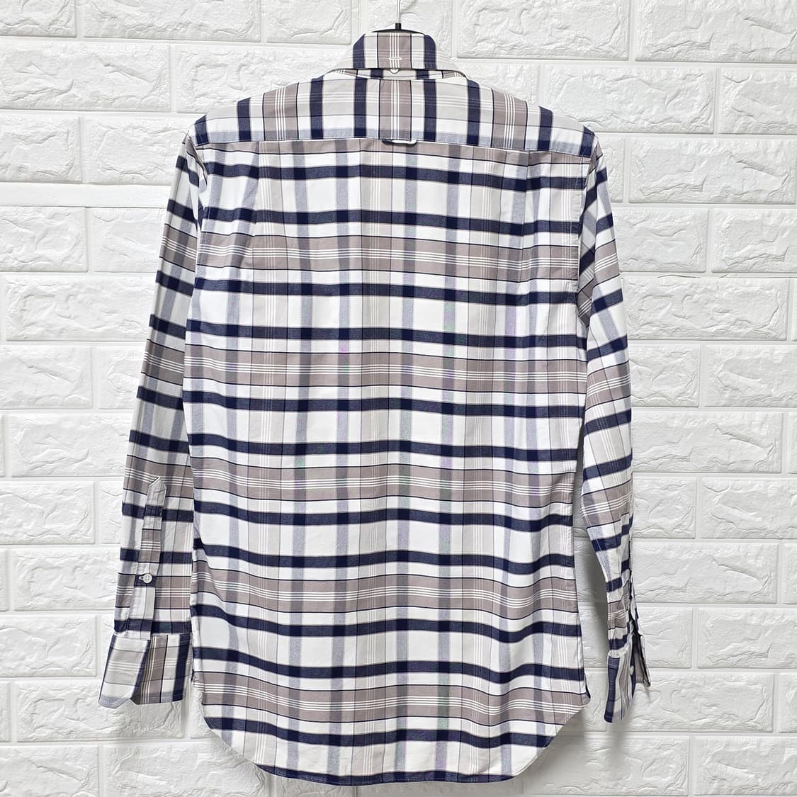 택포) 톰브라운 체크 셔츠 L  상품이미지4