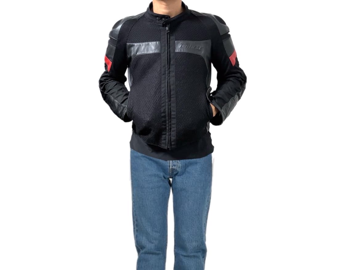 [48] Dainese  레더믹스 패디드 메쉬바이커 자켓 상품이미지1