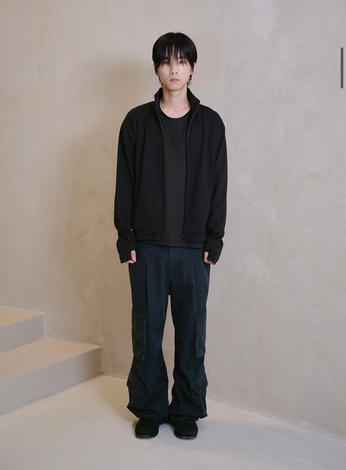 다이브인 라이트 유니폼 집업 저지 -블랙 2사이즈 상품이미지4