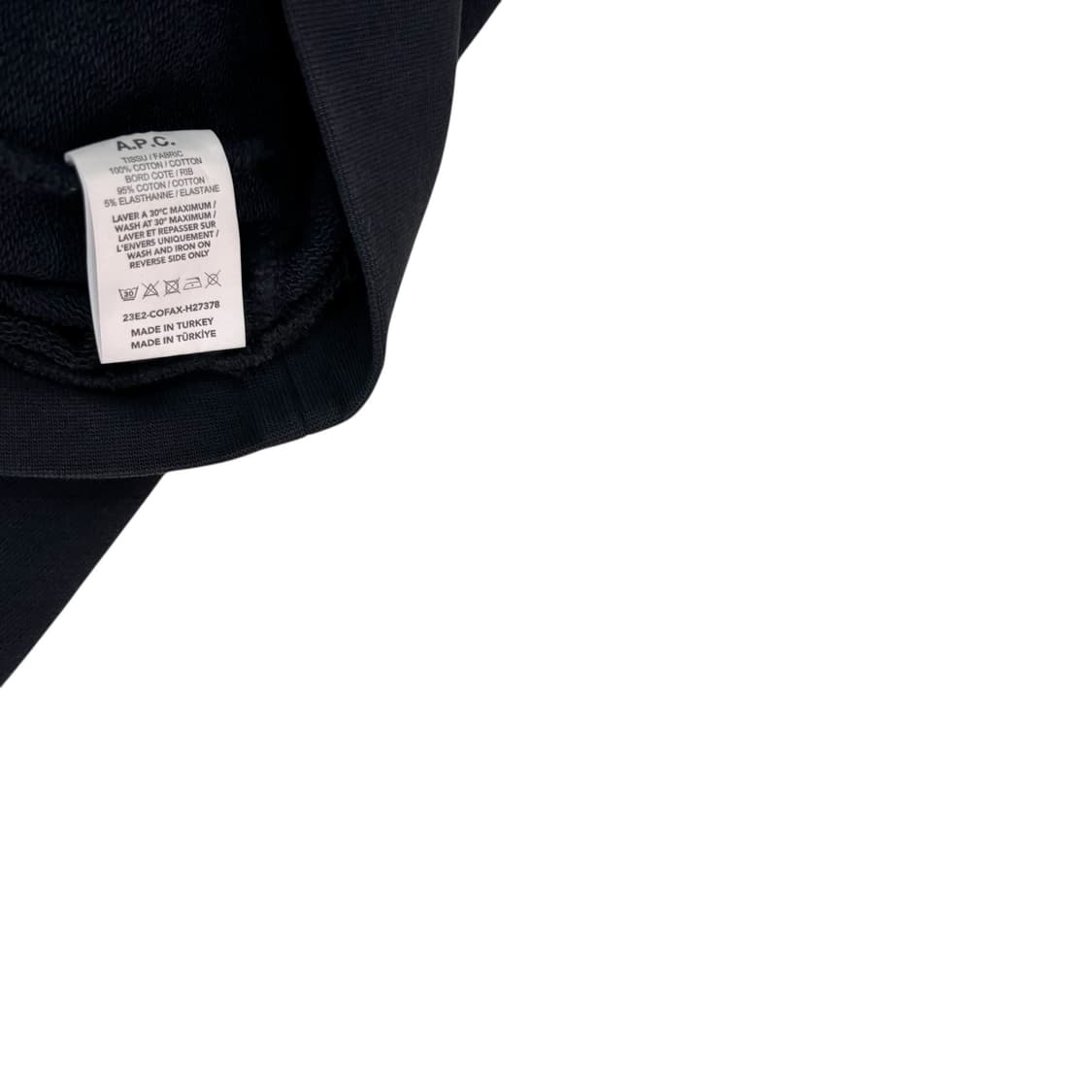 APC 네이비 엘리엇 스웨트셔츠 상품이미지4