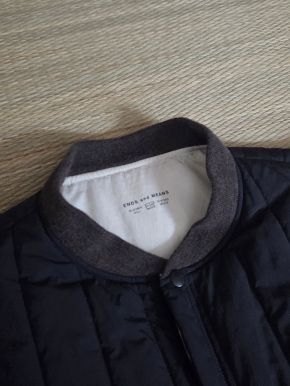 24FW 엔즈앤드민즈 퀼팅자켓 L 상품이미지2