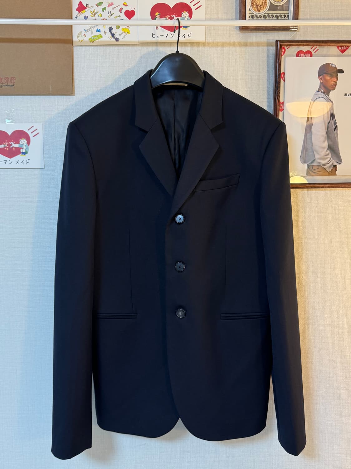 (S)렉토 울 블렌드 쓰리버튼 블레이저 21FW 상품이미지1