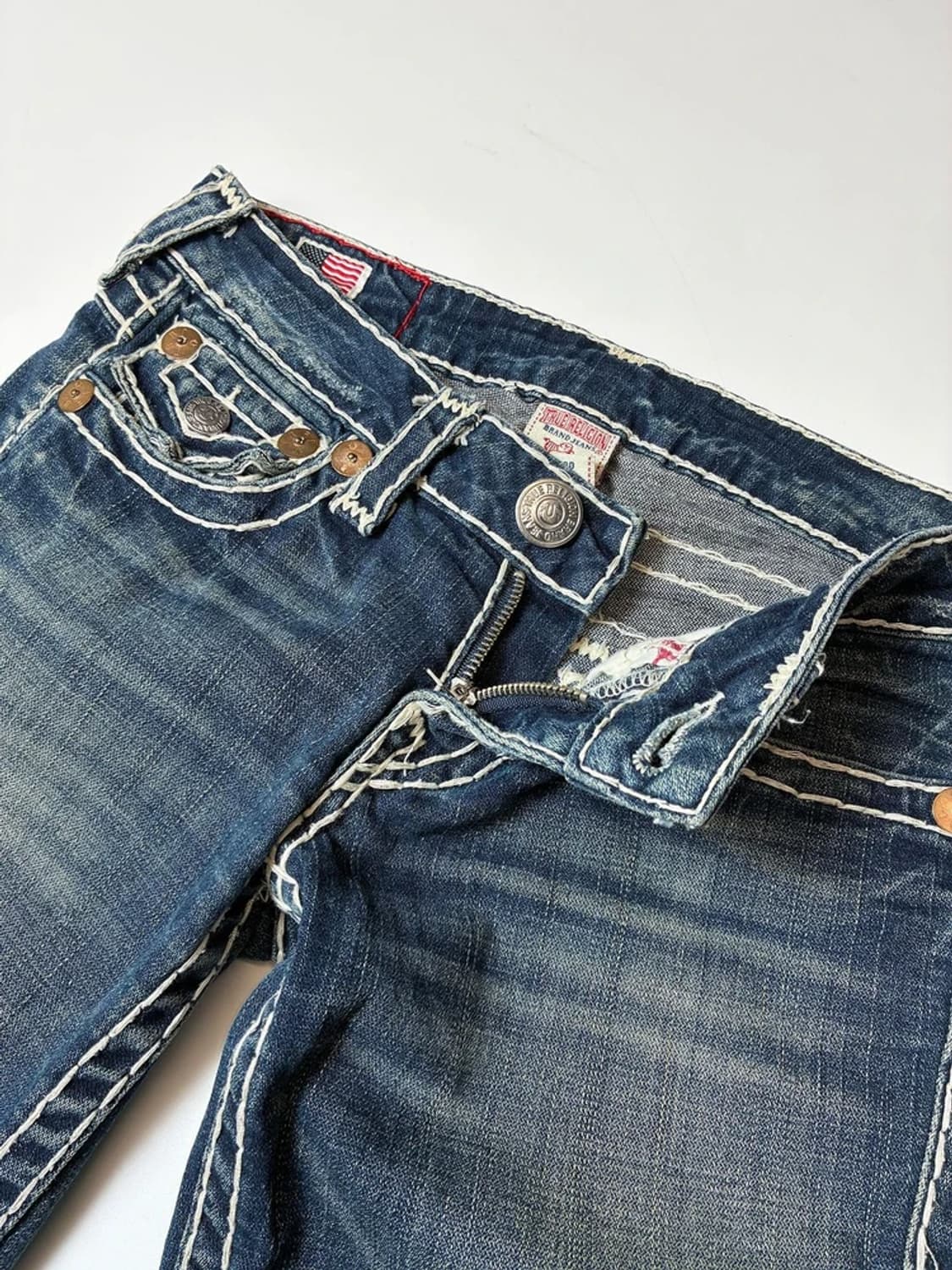 트루릴리젼 00's USA 우먼스 부츠컷 데님 팬츠 PN8828 상품이미지3